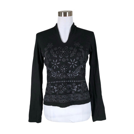 Unisex More&More - Trikotaažist pluus, suurus 38 - Must ()