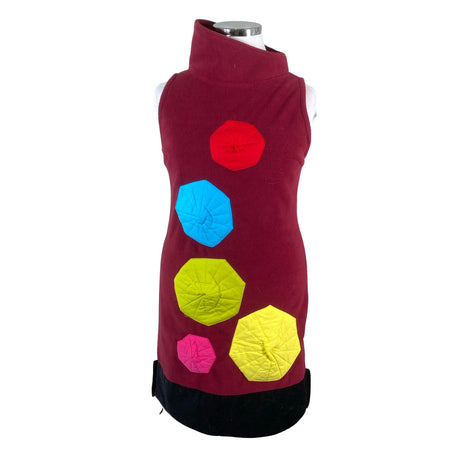 Unisex Pygmees - Dressikangast kleit, suurus 42 - Veinipunane ()