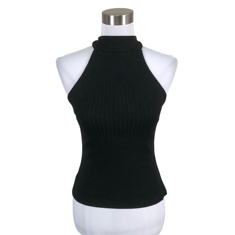 Unisex Even&Odd - Trikotaažist topp, suurus 36 - Must ()
