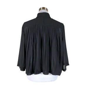 Unisex Ajlajk - Lühikeste käistega pluus, suurus 36 - Must (2)