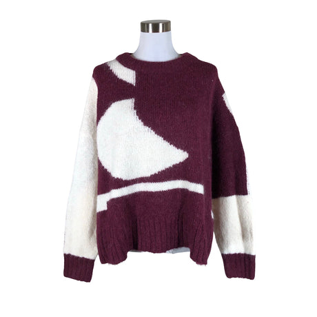 Unisex Marimekko - Kampsun, suurus 40 - Veinipunane ()