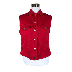 Unisex Ril's - Teksavest, suurus 40 - Punane (1)