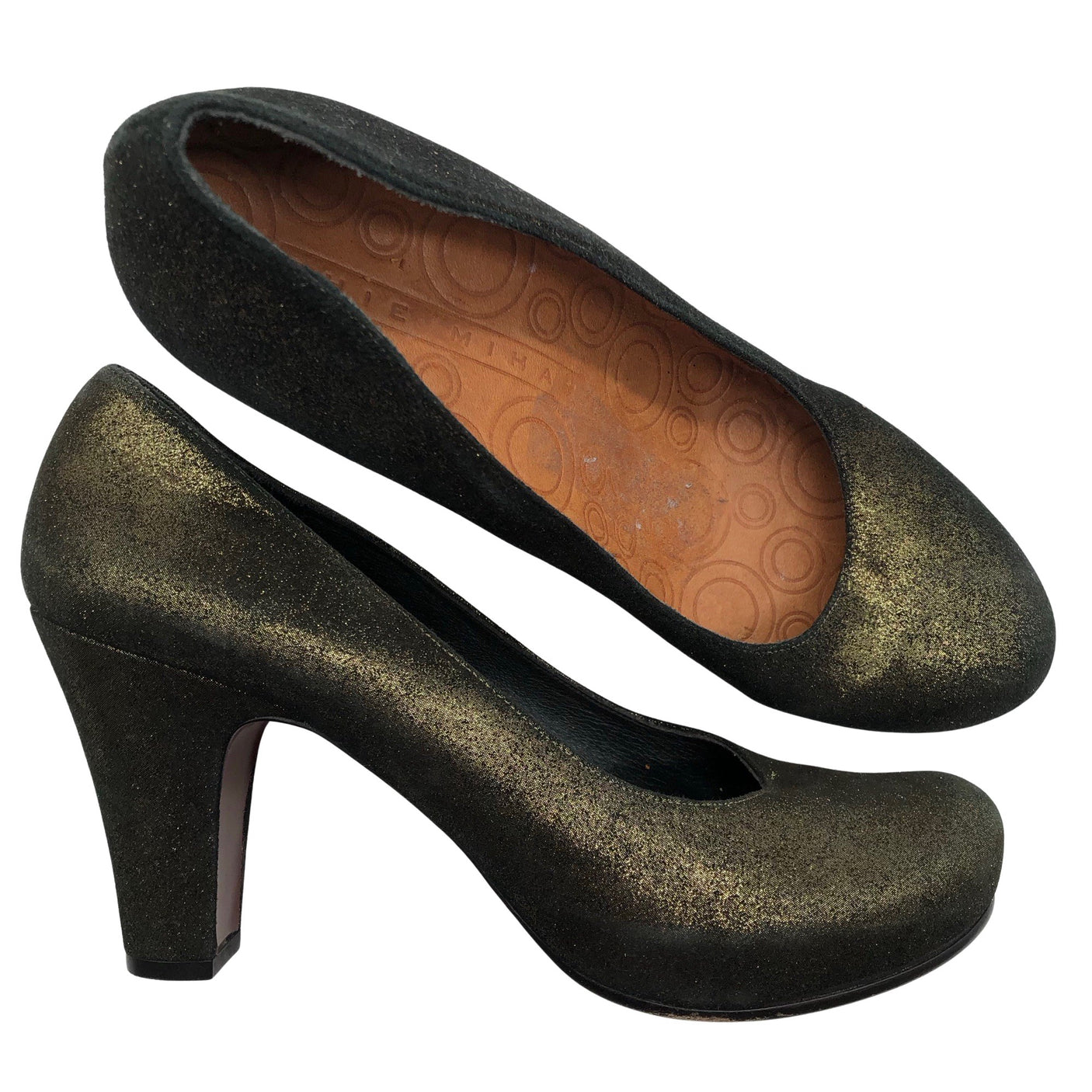 Unisex Chie Mihara - Kontsakingad, suurus 40 - Kuld (1)