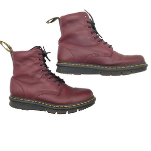 Unisex Dr. Martens - Nööridega saapad, suurus XXS - Veinipunane (1)