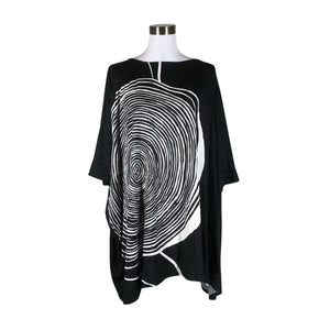 Unisex Marita Huurinainen - Trikotaažist tuunika, suurus 40 - Must (1)