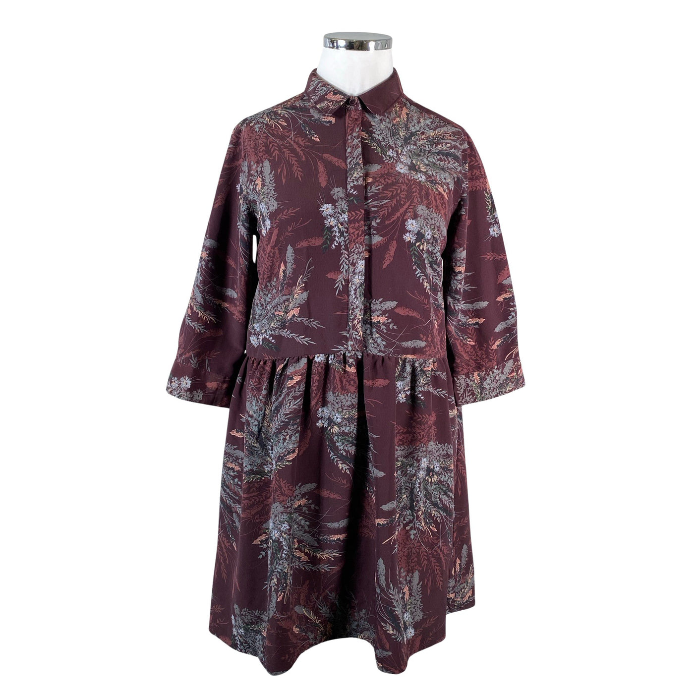 Unisex Next - Õhuke kleit, suurus 42 - Veinipunane (1)