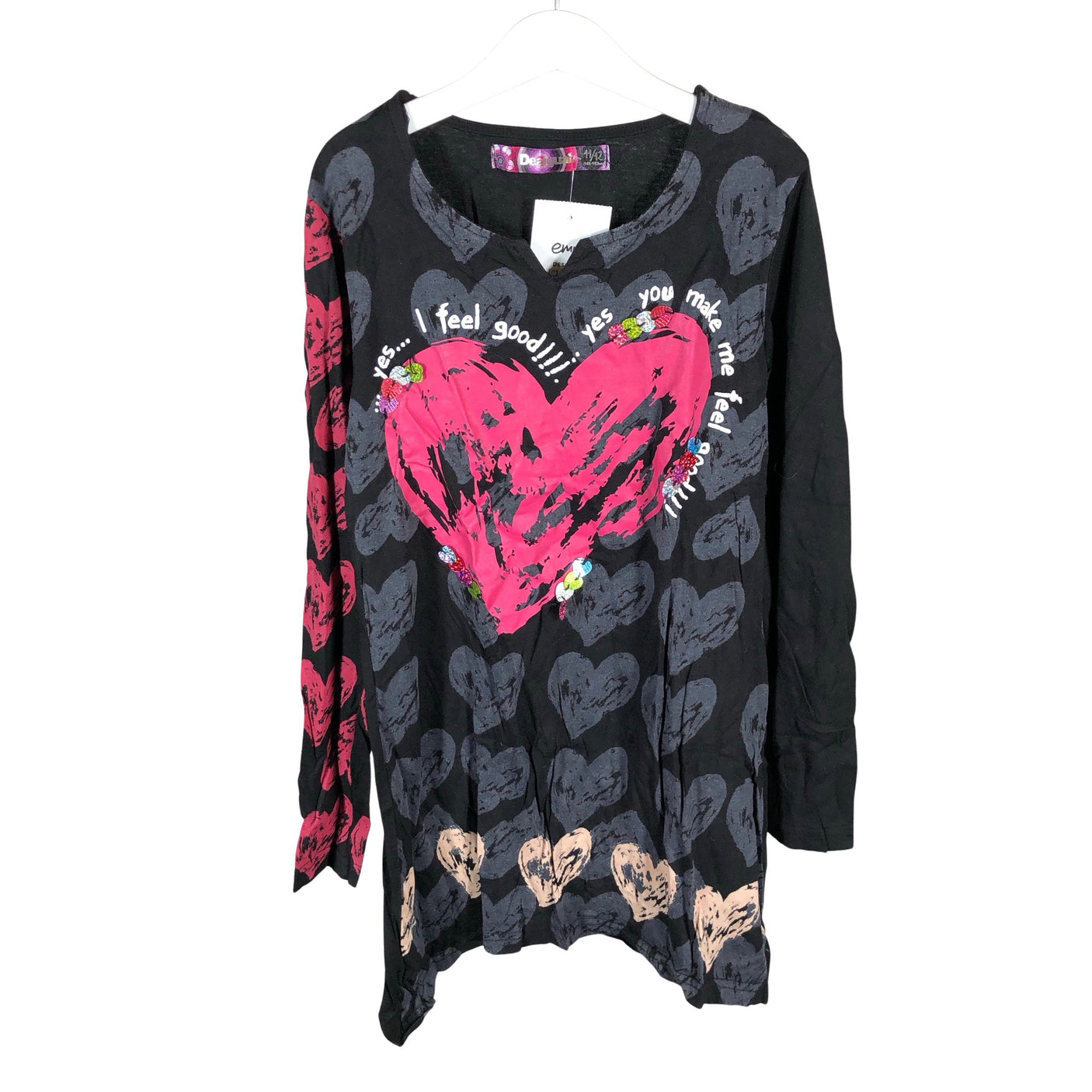 Unisex Desigual - Trikotaažist kleit, suurus 146 - 152 - Must (1)