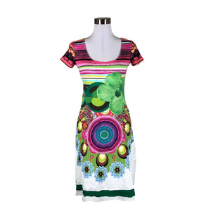 Unisex Desigual - Trikotaažist kleit, suurus 36 - Roosa (1)