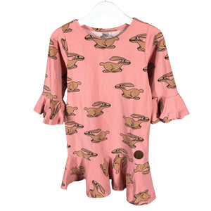 Unisex Blaa - Trikotaažist tuunika, suurus 122 - 128 - Heleroosa (1)