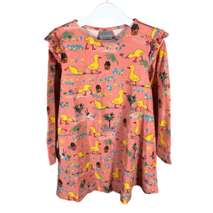 Unisex NOSH - Trikotaažist kleit, suurus 122 - 128 - Heleroosa (1)