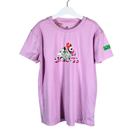 Unisex Adidas - Spordisärk, lühikesed käised, suurus 134 - 140 - Heleroosa ()
