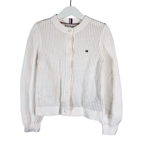 Unisex Tommy Hilfiger - Kardigan, suurus 122 - 128 - Looduslik valge ()