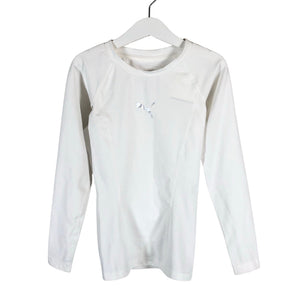 Unisex Puma - Spordisärk, pikad käised, suurus 122 - 128 - Looduslik valge (1)