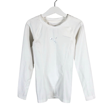 Unisex Puma - Spordisärk, pikad käised, suurus 122 - 128 - Looduslik valge ()