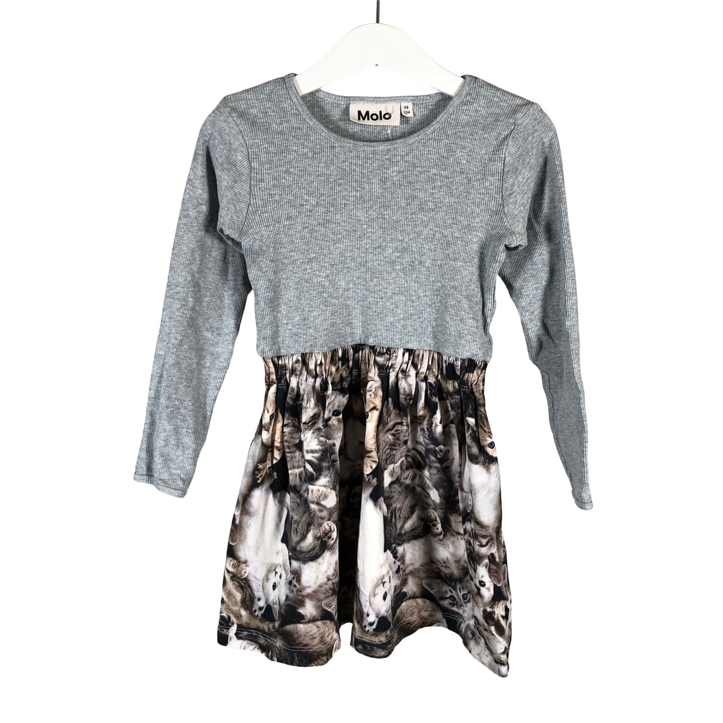Unisex Molo Kids - Trikotaažist kleit, suurus 98 - 104 - Hall (1)