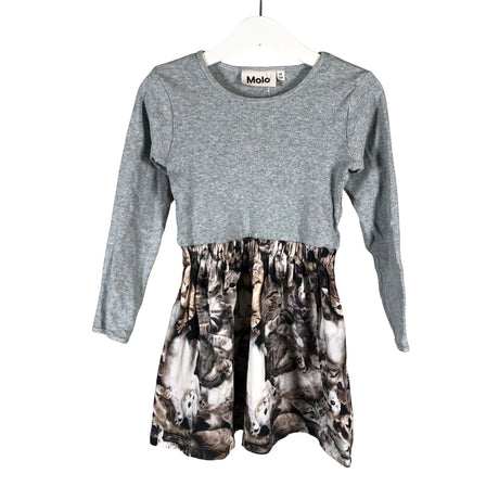 Unisex Molo Kids - Trikotaažist kleit, suurus 98 - 104 - Hall ()