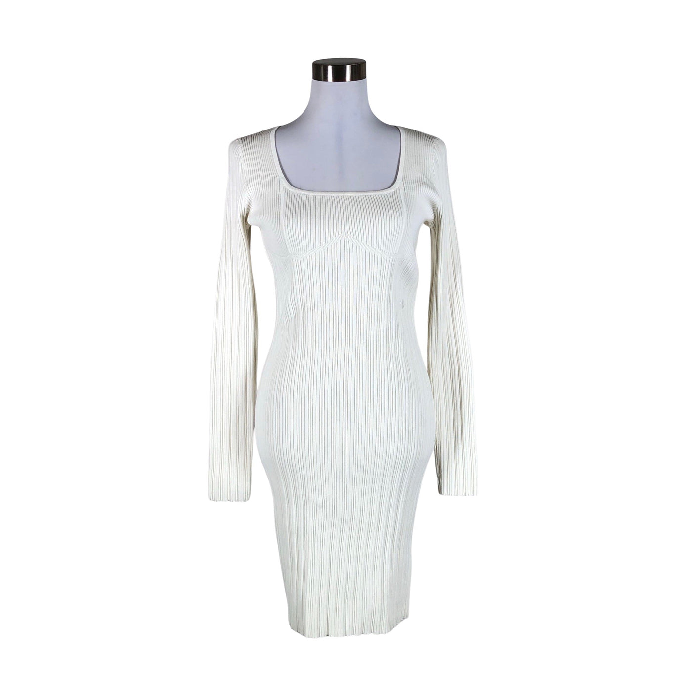 Unisex Calvin Klein Jeans - Kootud kleit, suurus 40 - Looduslik valge (1)