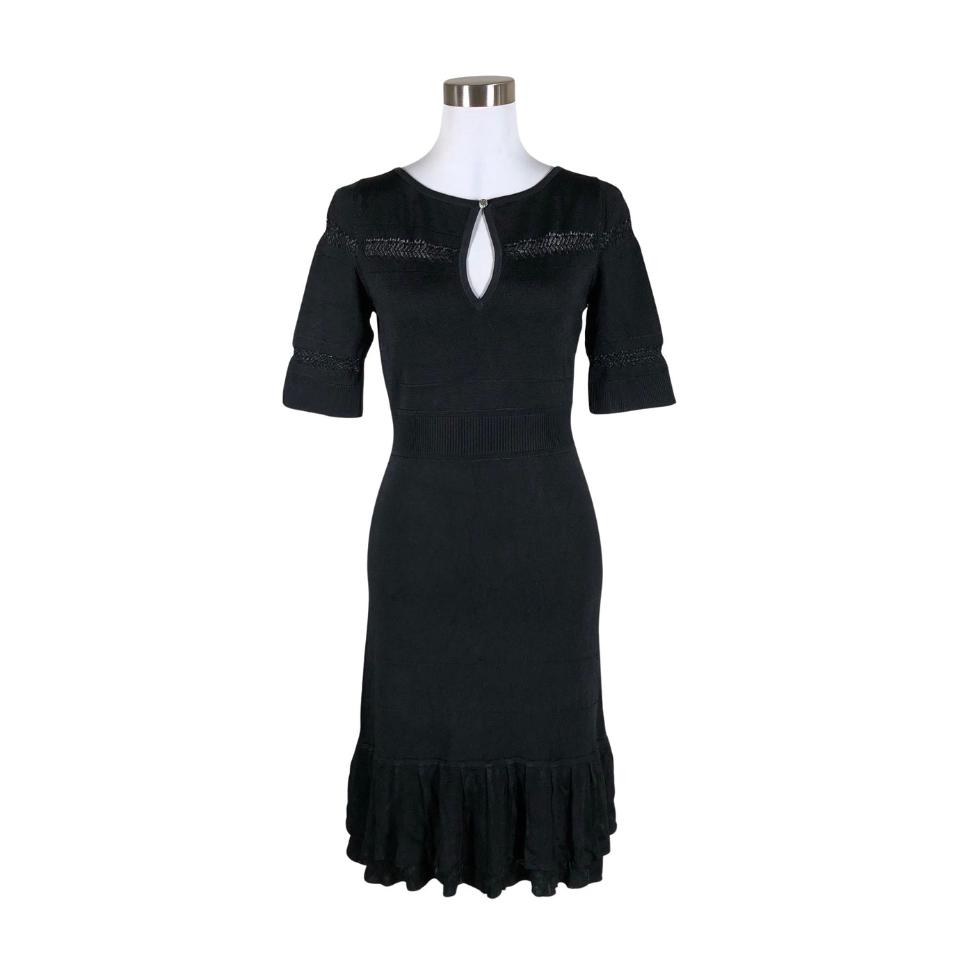 Unisex Karen Millen - Kootud kleit, suurus 40 - Must (1)