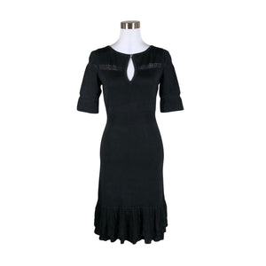 Unisex Karen Millen - Kootud kleit, suurus 40 - Must (1)