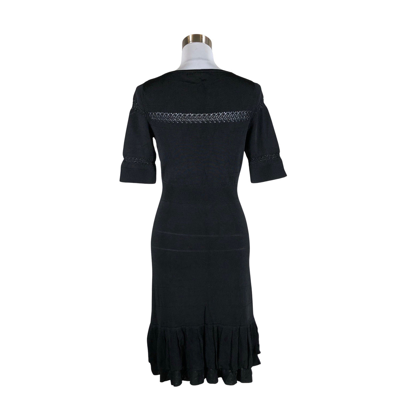 Unisex Karen Millen - Kootud kleit, suurus 40 - Must (2)