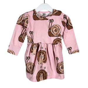 Unisex Blaa - Trikotaažist kleit, suurus 86 - 92 - Heleroosa (1)