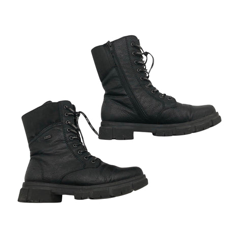 Unisex Rieker - Nööridega saapad, suurus 38 - Must ()