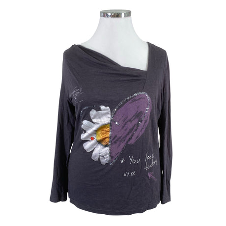 Unisex Desigual - Trikotaažist pluus, suurus 42 - Hall ()