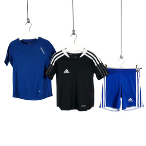 Unisex Adidas - Spordisärk, lühikesed käised, suurus 116 - 122 - Sinine (1)