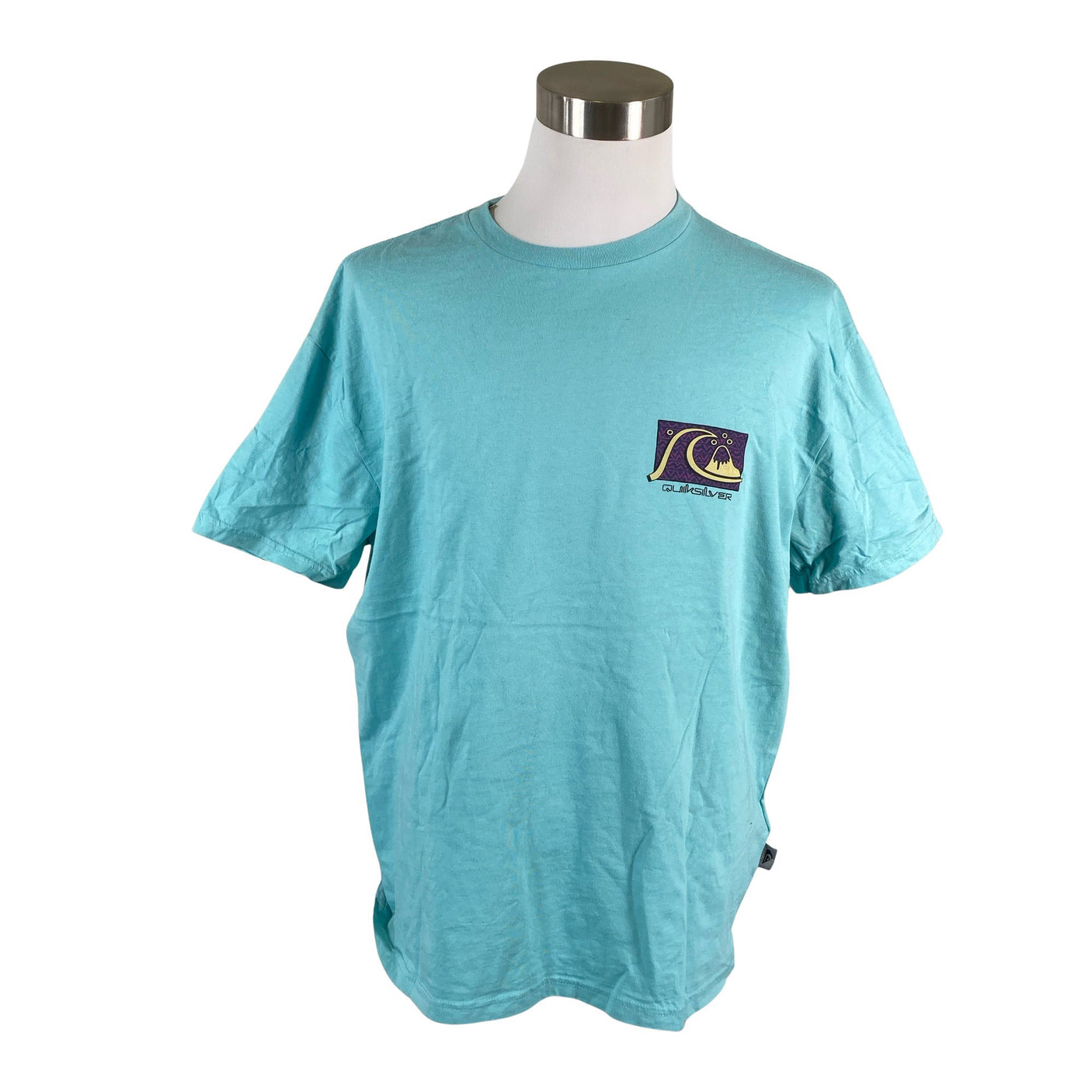 Unisex Quiksilver - T-särk, suurus L - Türkiis (1)