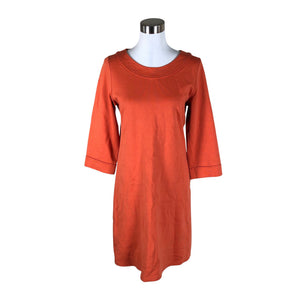 Unisex Nanso - Trikotaažist kleit, suurus 38 - Oranž (1)