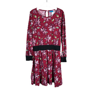 Unisex me&i - Trikotaažist kleit, suurus 134 - 140 - Veinipunane (1)