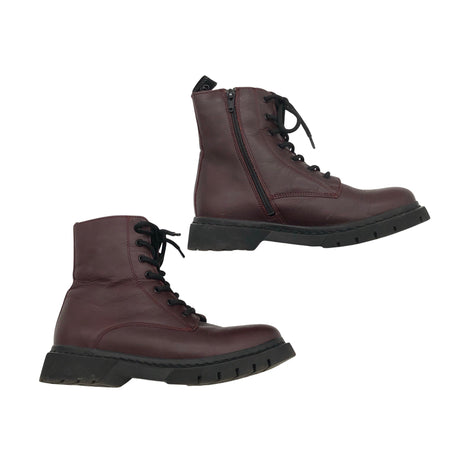 Unisex Tamaris - Nööridega saapad, suurus 38 - Veinipunane ()