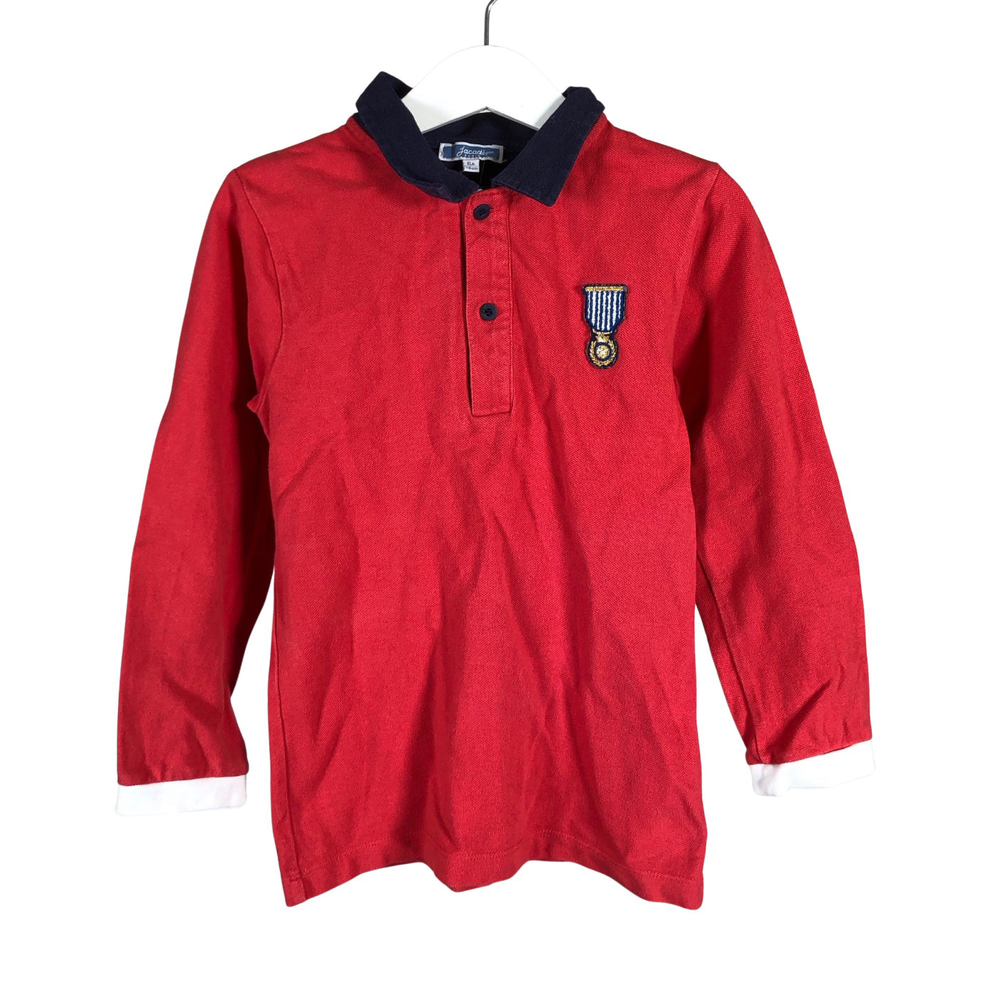 Unisex Jacadi - Polosärk, suurus 110 - 116 - Punane (1)