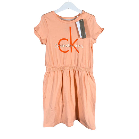 Unisex Calvin Klein Jeans - Trikotaažist kleit, suurus 110 - 116 - Oranž ()