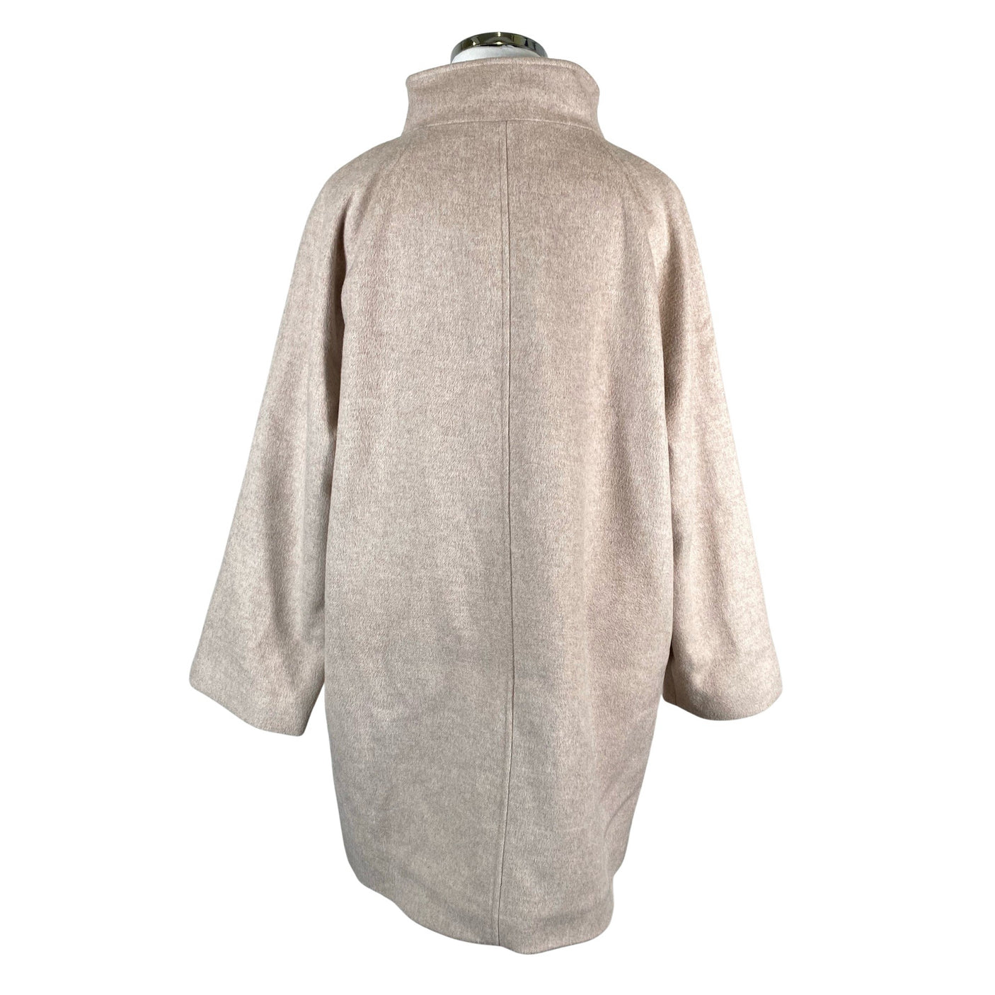 Unisex Selected - Villane mantel, suurus 44 - Beige (3)