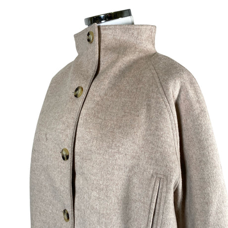 Unisex Selected - Villane mantel, suurus 44 - Beige (2)