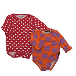 Unisex Marimekko - Bodi, suurus 56 - 62 - Oranž (1)