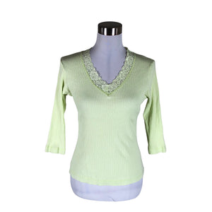 Unisex Tom Tailor - Trikotaažist pluus, suurus 40 - Roheline (1)