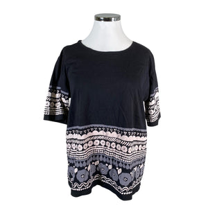 Unisex Marimekko - Trikotaažist tuunika, suurus 44 - Must (1)