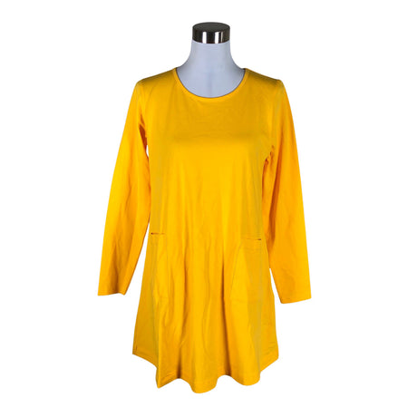 Unisex NOSH - Trikotaažist tuunika, suurus 40 - Kollane ()