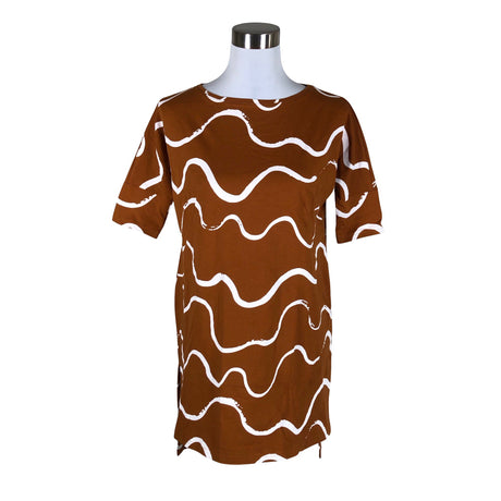 Unisex NOSH - Trikotaažist tuunika, suurus 34 - Pruun ()