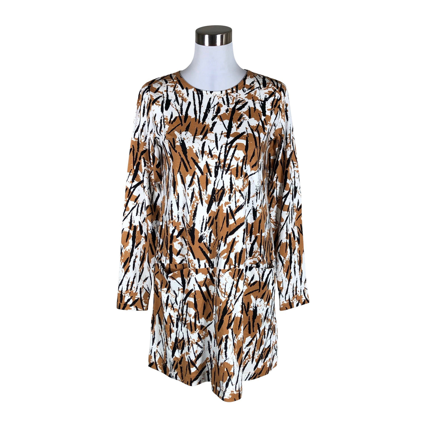 Unisex NOSH - Trikotaažist tuunika, suurus 36 - Pruun (1)