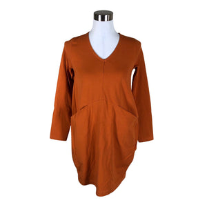 Unisex NOSH - Trikotaažist tuunika, suurus 34 - Oranž (1)