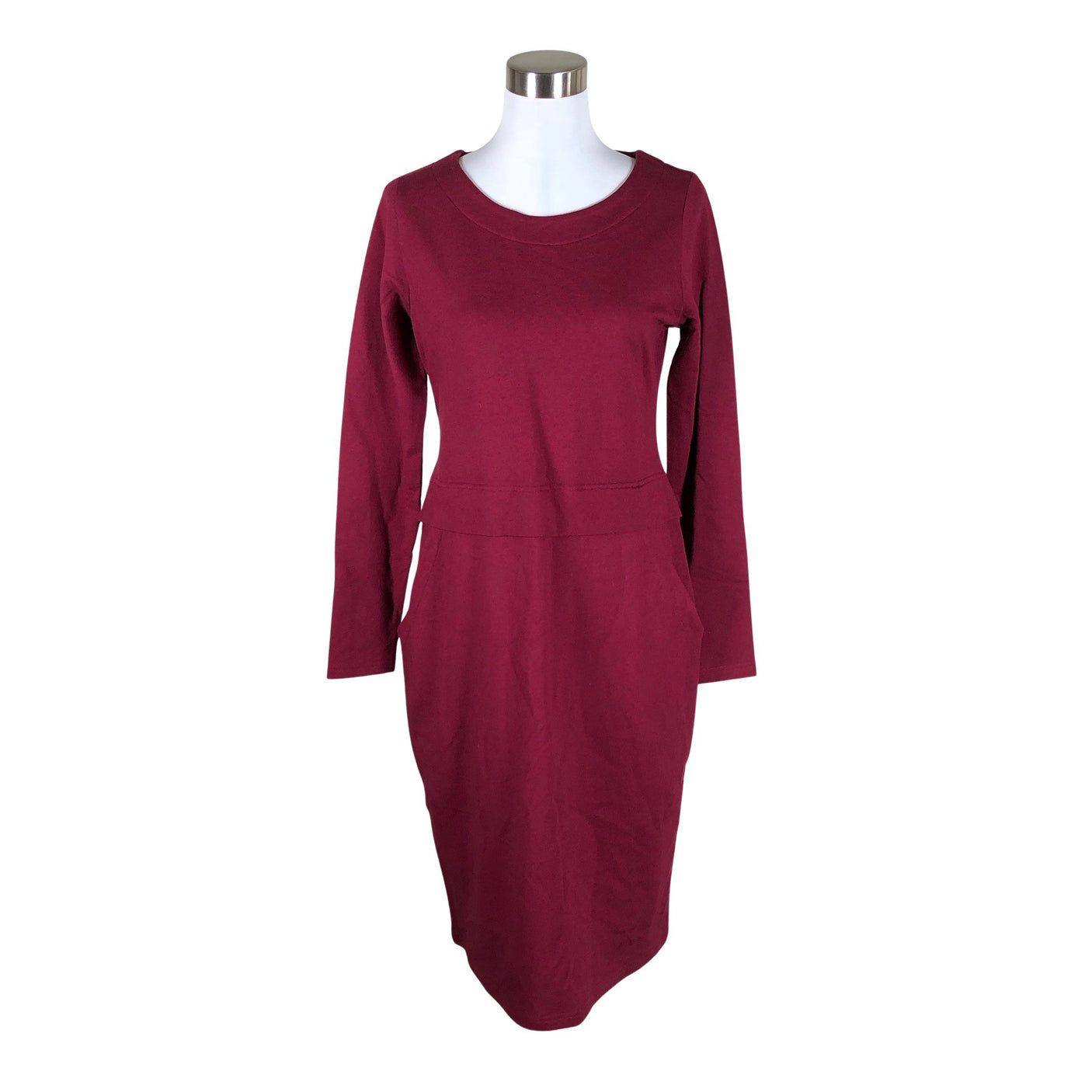 Unisex NOSH - Dressikangast kleit, suurus 40 - Veinipunane (1)