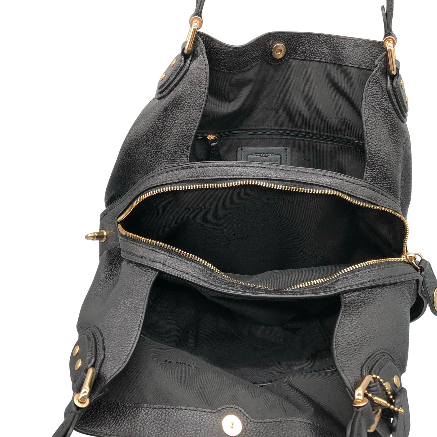 Unisex Coach - Käekott, suurus Maxi - Must (3)