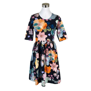 Unisex Versonpuoti - Trikotaažist kleit, suurus 38 - Must (1)