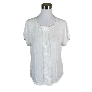 Unisex Gerry Weber - Lühikeste käistega pluus, suurus 40 - Valge (1)