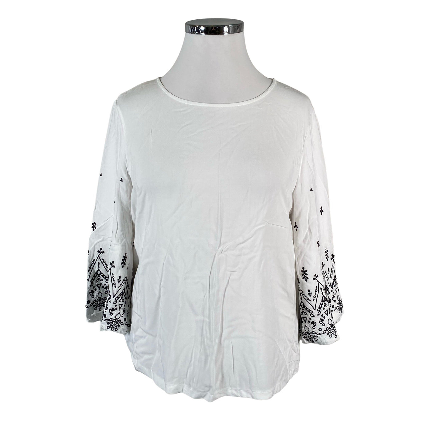 Unisex Street One - Trikotaažist pluus, suurus 42 - Valge (1)