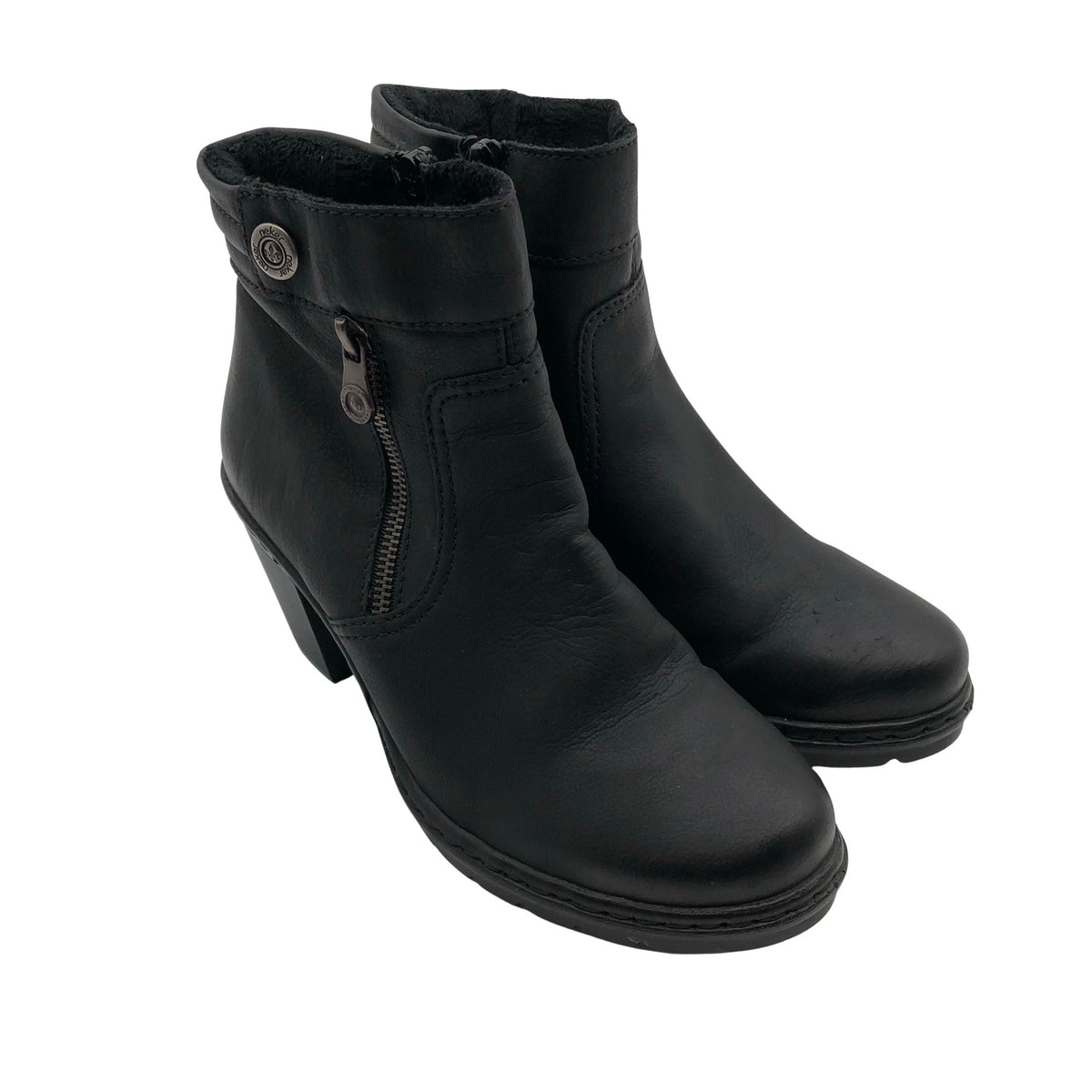 Unisex Rieker - Poolsaapad, suurus 39 - Must (2)