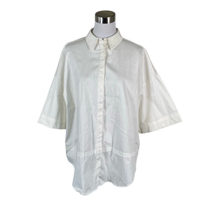 Unisex Ted Baker - Lühikeste käistega pluus, suurus 40 - Valge (1)